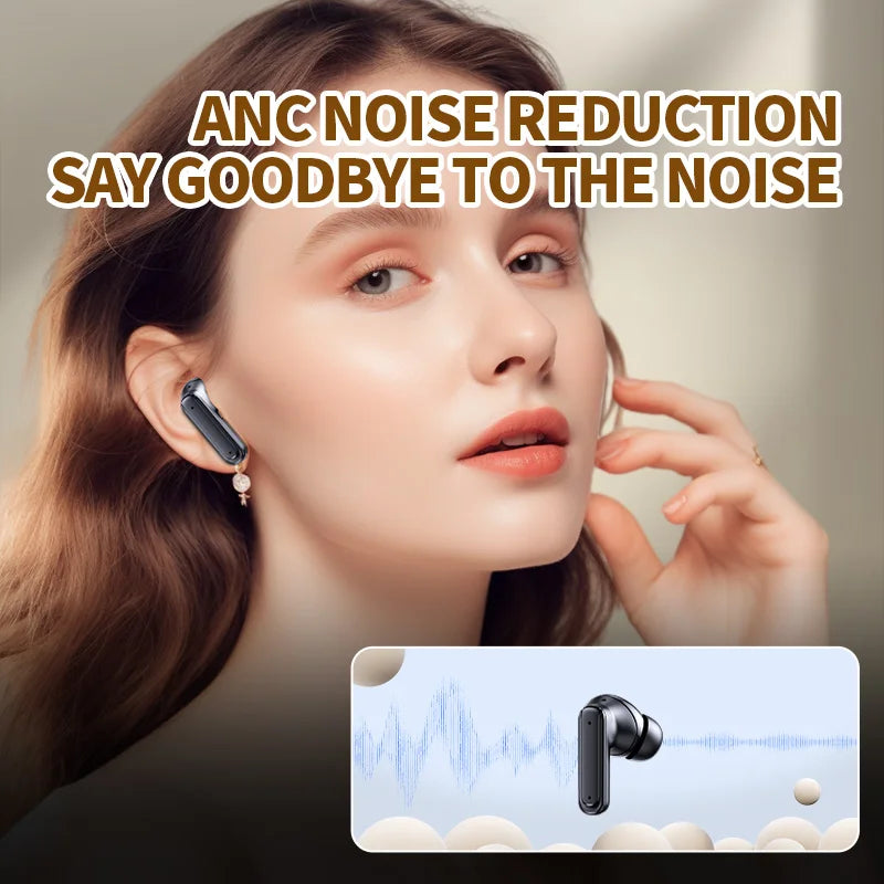 INMAS E18 Pro Bluetooth 5.4 Earbuds with LED Touch & ANC – audio-accessory