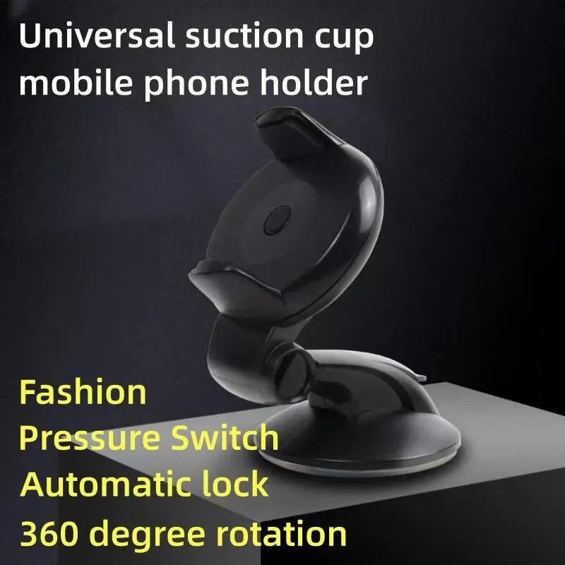 Universal Car Phone Holder – Windshield & Dashboard Suction Mount