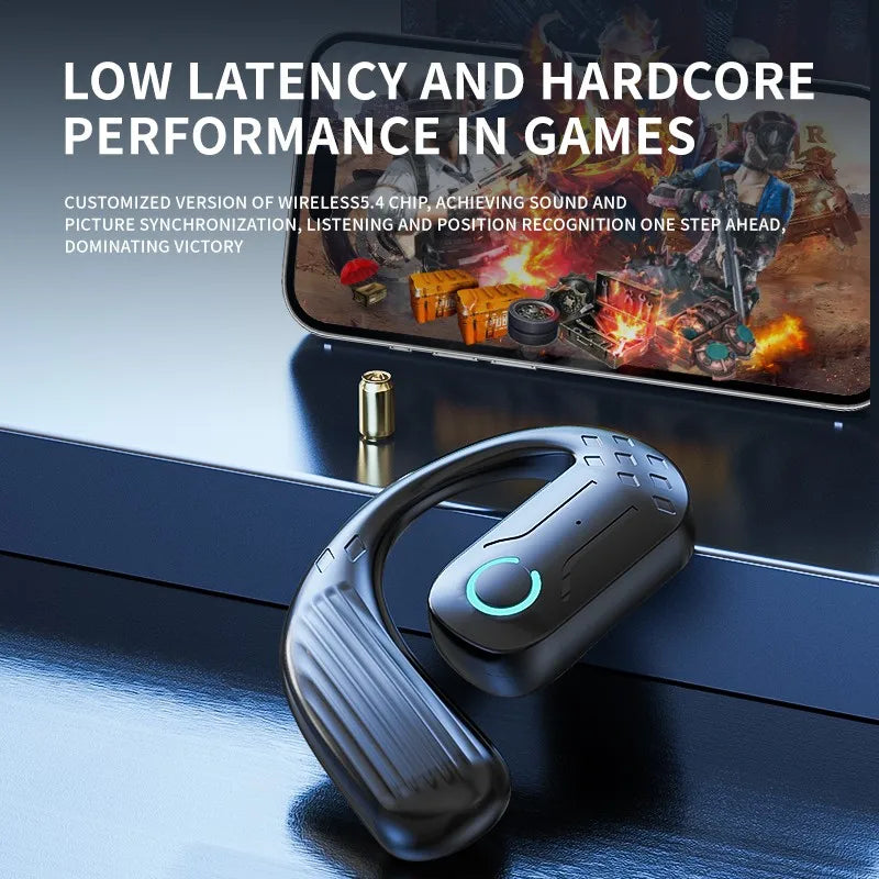 VAORLO YS01 Bluetooth 5.4 Headset – 600H Battery, Open-Ear, ANC