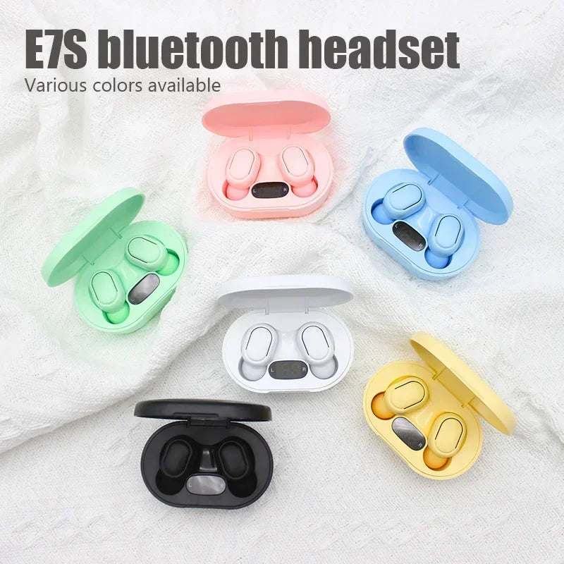 CMAOS E7S TWS Bluetooth Earbuds | Wireless Earphones with Mic