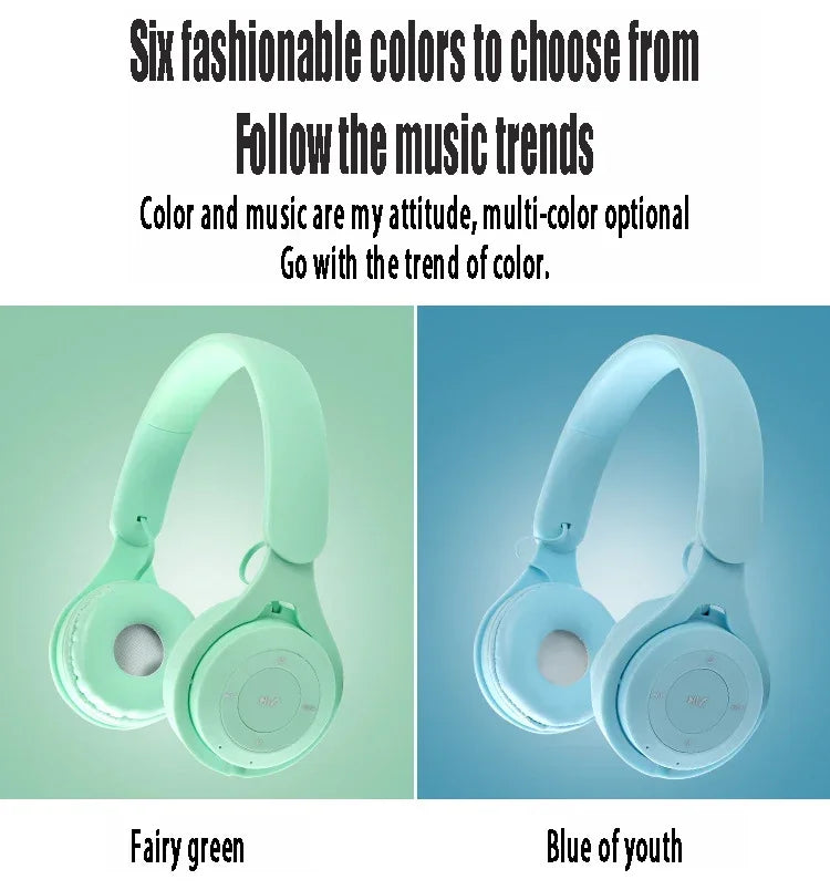 EAEONXE Stereo Y08 Bluetooth Gaming Headset – Wireless & Foldable