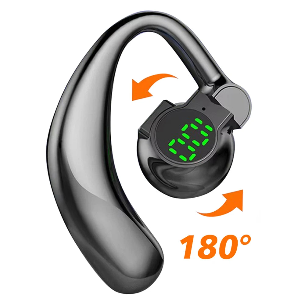 CUGUU Bluetooth 5.4 Ear Hook Headset – 20H Battery, ENC Noise Reduction, Air Conduction
