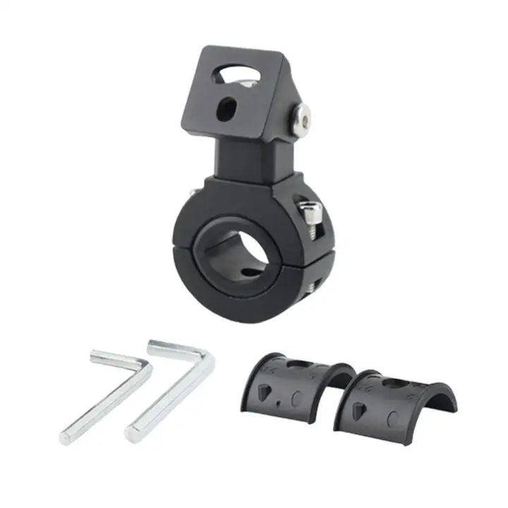 Adjustable Aluminum Motorcycle Spotlight Mount Bracket – Universal Fit for Night Riding – Adjustable Aluminum Motorcycle Spotlight Mount Bracket – Universal Fit for Night Riding