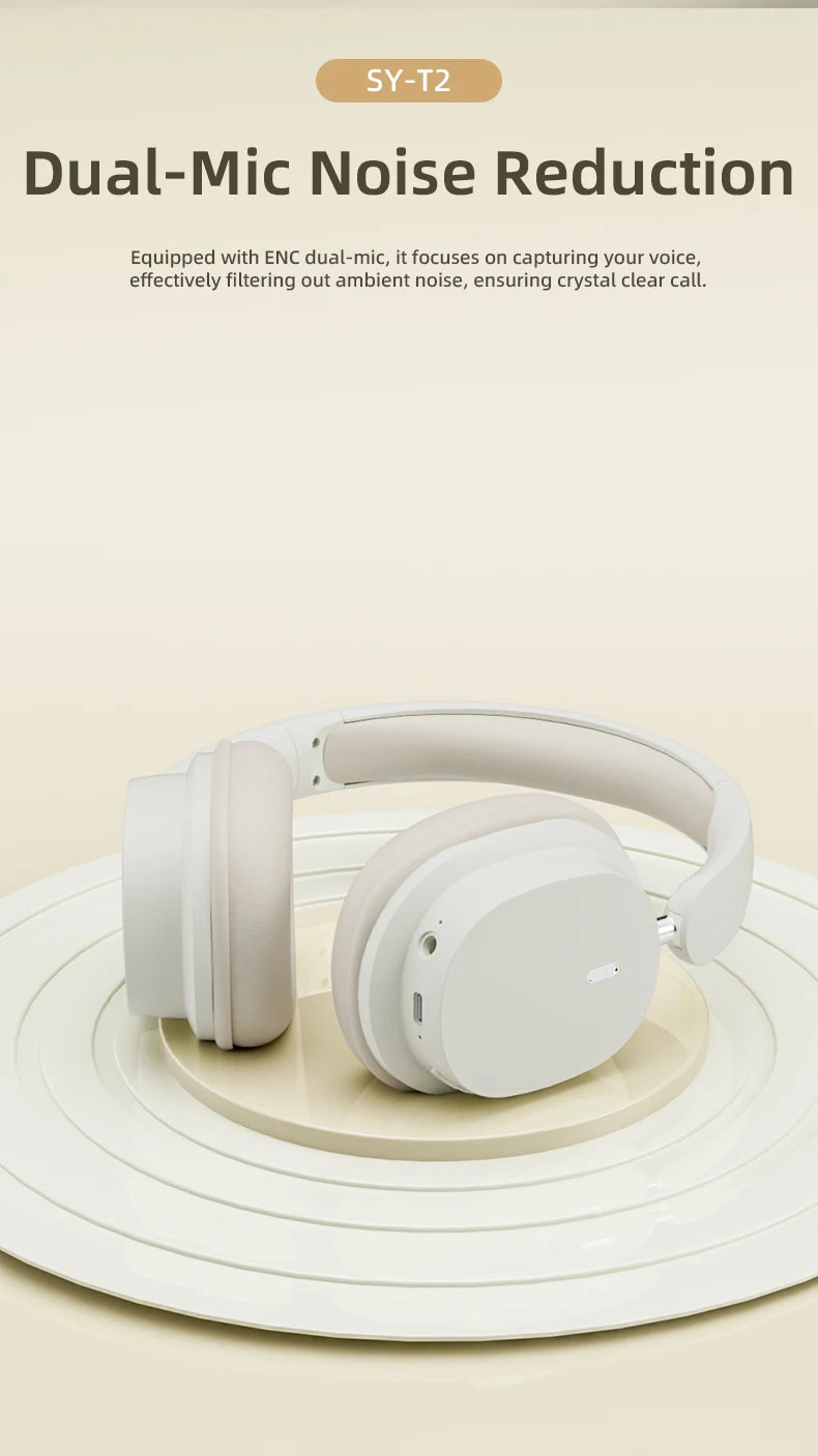 VAORLO Bluetooth 5.3 Headphones – Wireless/Wired with Mic