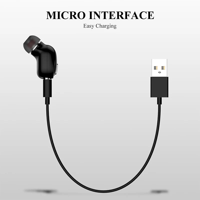Mini Bluetooth In-Ear Headset X9 – Single Earbud with Mic