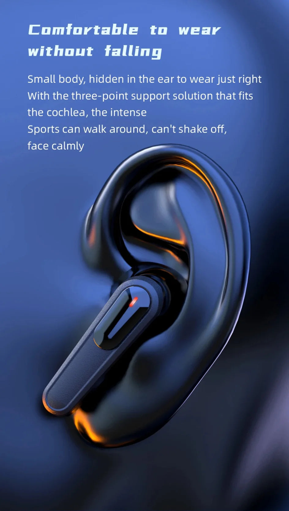 Bluetooth 5.1 ANC Earbuds – Waterproof Gaming & Music