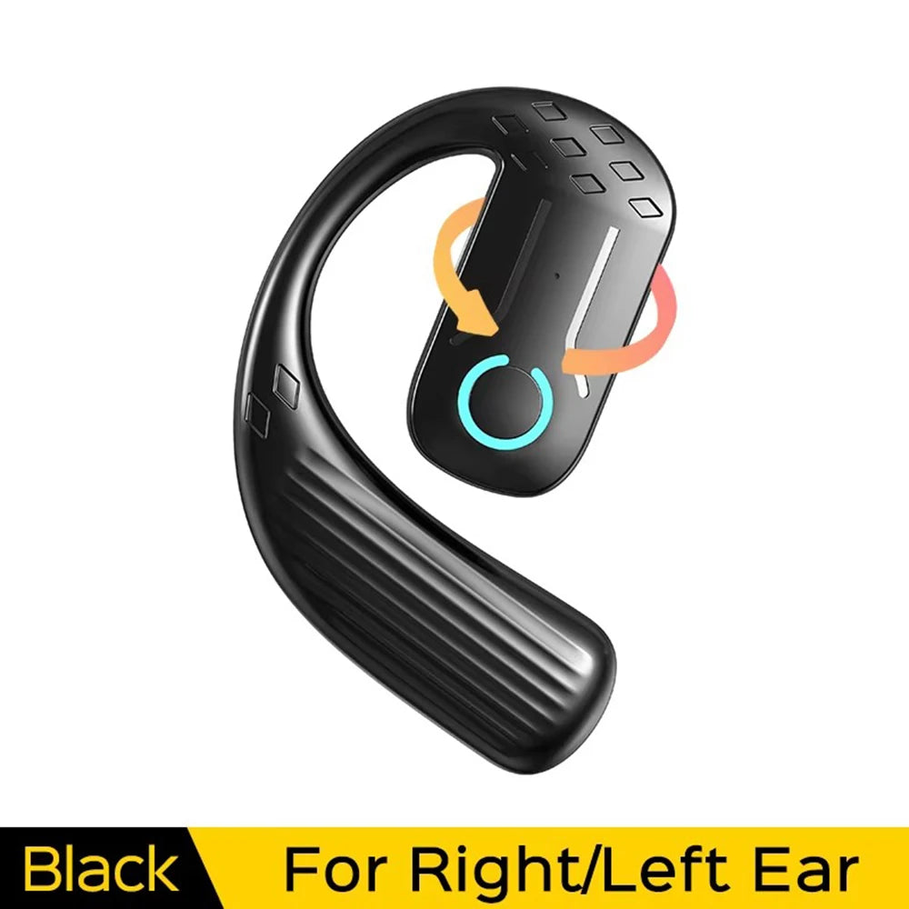 AideeMaster Bluetooth 5.4 Ear Hook Headset – Noise Cancelling