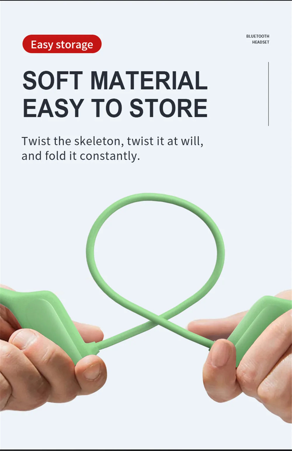 Kebidumei BL09 Bluetooth 5.2 Ear Hook – IPX5, 15H Play
