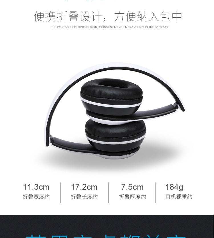 DIXSG P47 Bluetooth 5.0 Over-Ear Headphones – Portable & Waterproof