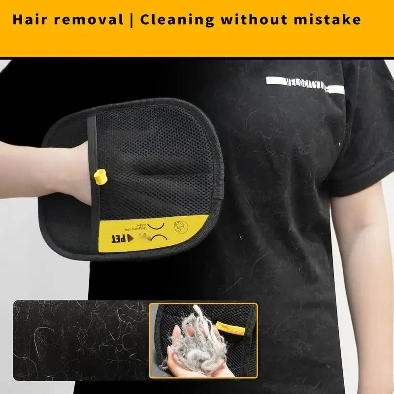 Pet Hair Remover Gloves – Electrostatic Cleaning for Dogs & Cats