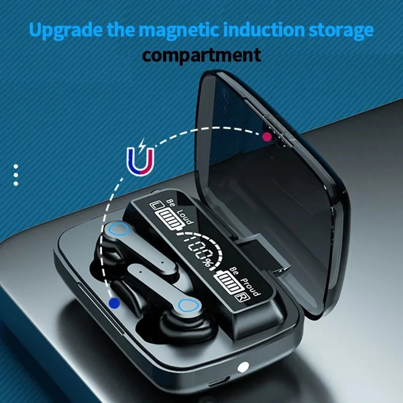 Mrs Win M19 Bluetooth 5.1 Earbuds – Noise Cancelling, Waterproof & Power Bank