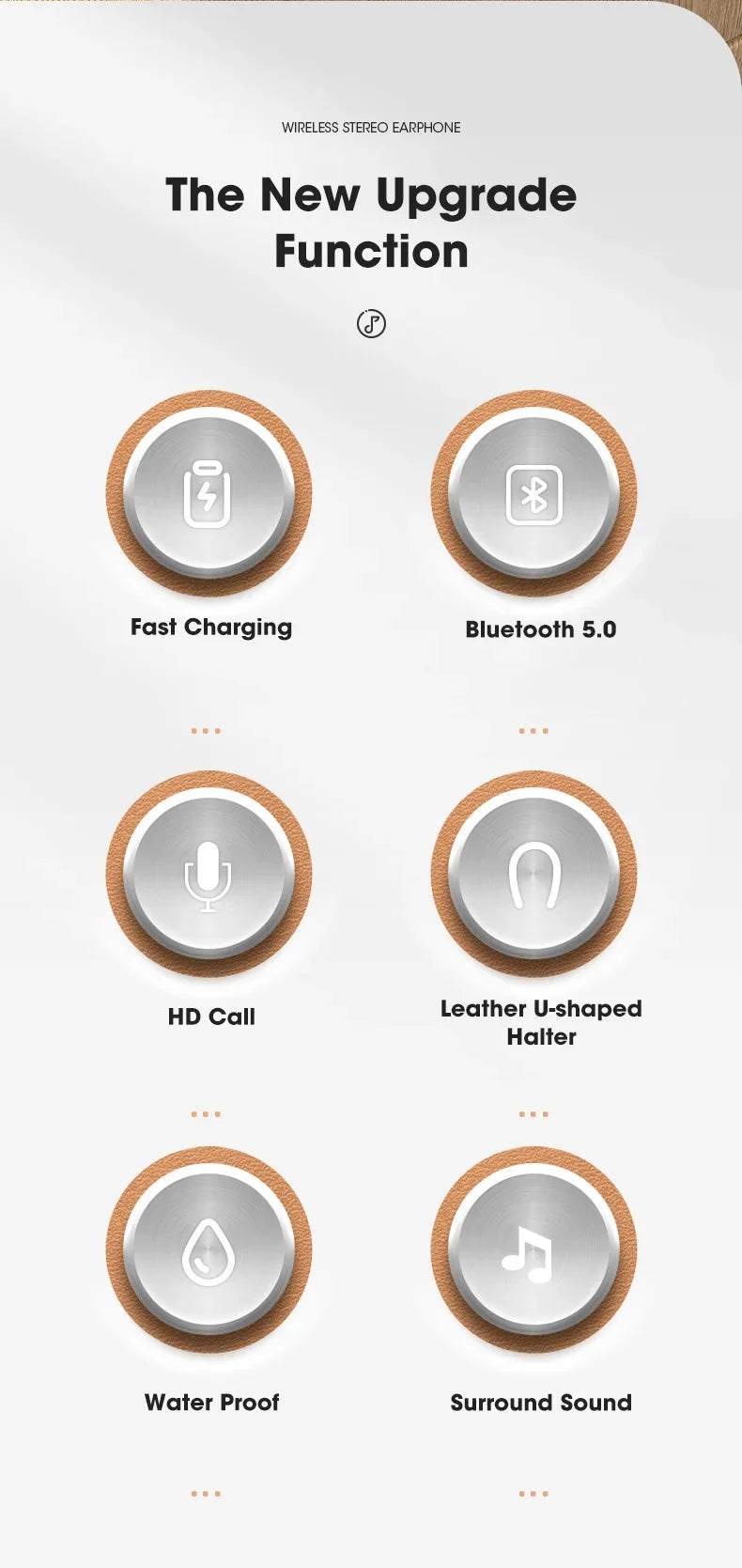 Lamgool Sports Wireless Earphones – Bluetooth 5.0, IPX5, SD Card