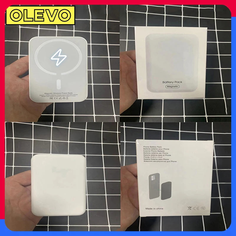 olevo Magnetic Wireless Power Bank | MagSafe Fast Charger