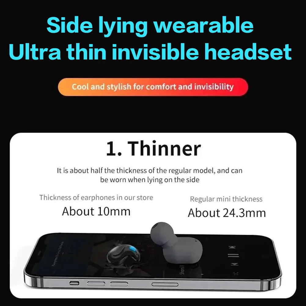 Shunmaii X55 Sleep Earbuds – Bluetooth 5.3 Noise Cancelling In-Ear