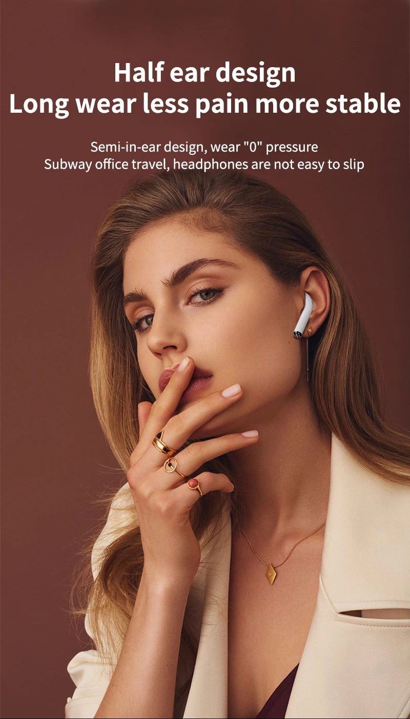 TDX Bluetooth 5.3 TWS Earphones – ANC, Dual 13mm Drivers, Waterproof Wireless Earbuds