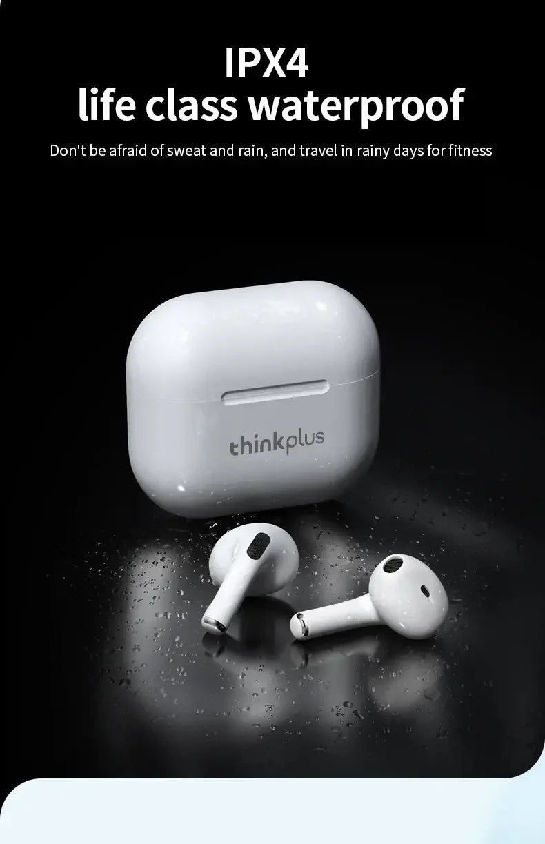 Lenovo LP40 Bluetooth 5.3 Earbuds – TWS Waterproof Earphones