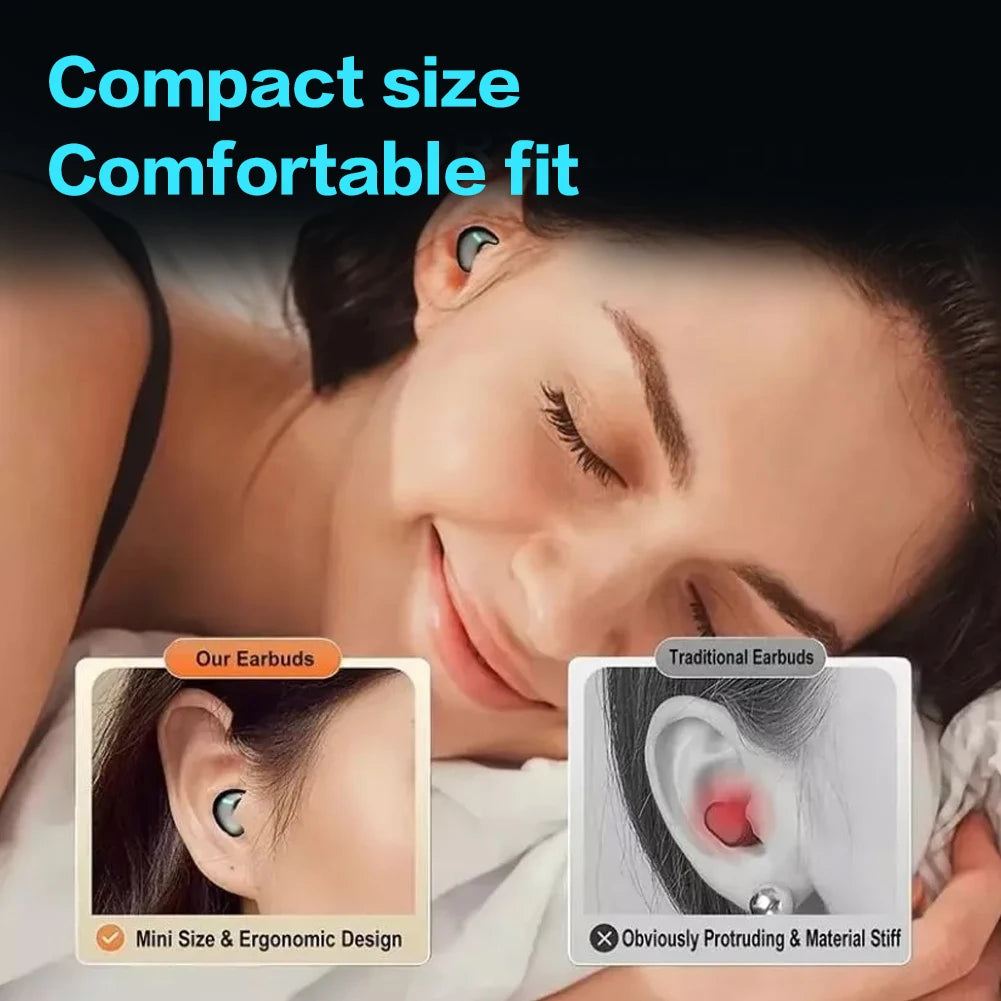 Shunmaii X55 Sleep Earbuds – Bluetooth 5.3 Noise Cancelling In-Ear