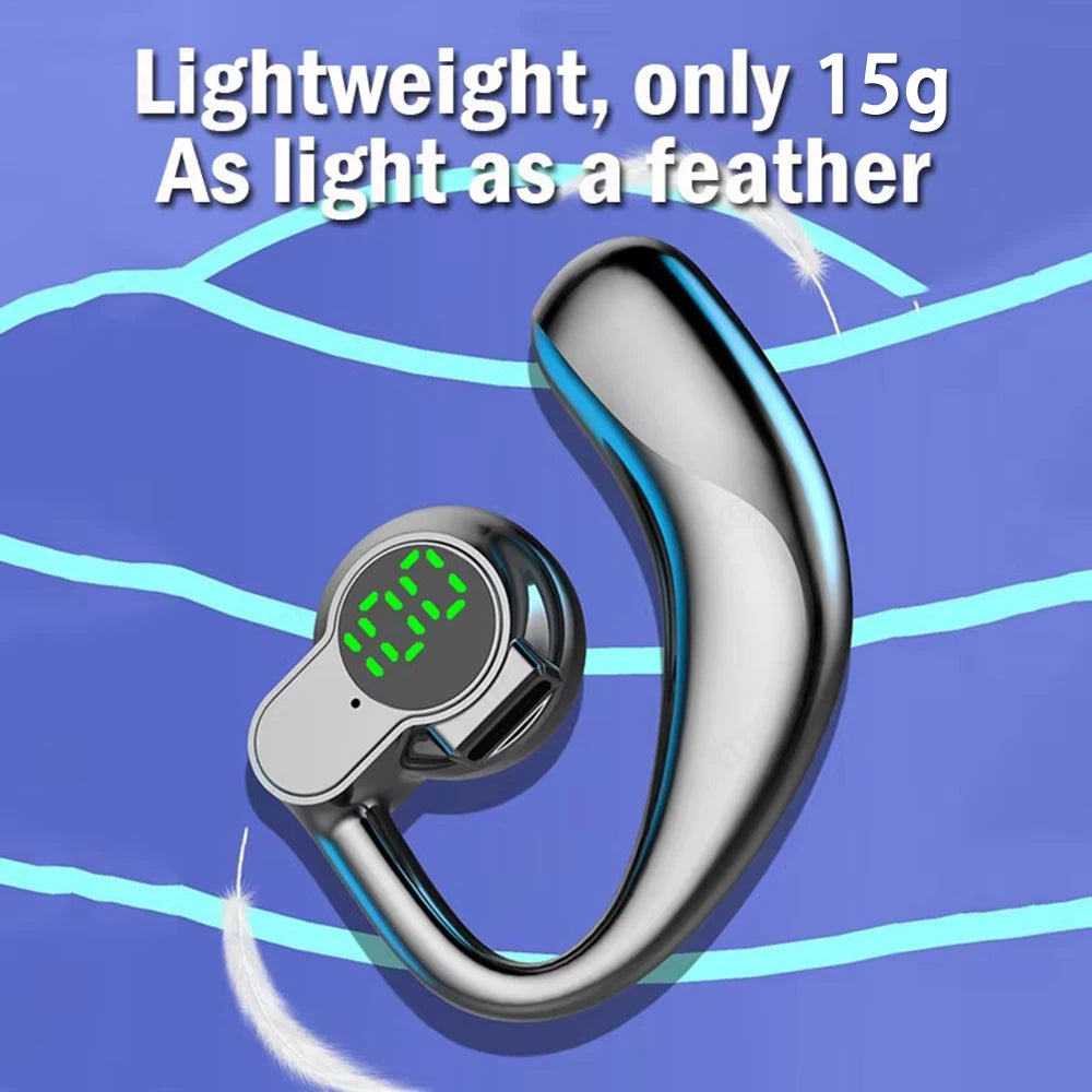 CUGUU Bluetooth 5.4 Ear Hook – Rotatable ENC Noise Cancelling