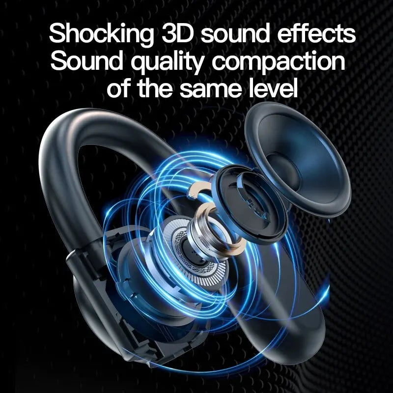STTKGZD Air Conduction Bluetooth 5.3 Headset – Single-Ear Wireless for Driving & Office