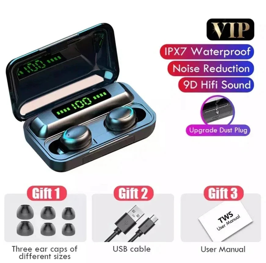 Wireless Bluetooth Earphones | In-Ear ANC with Charging Case