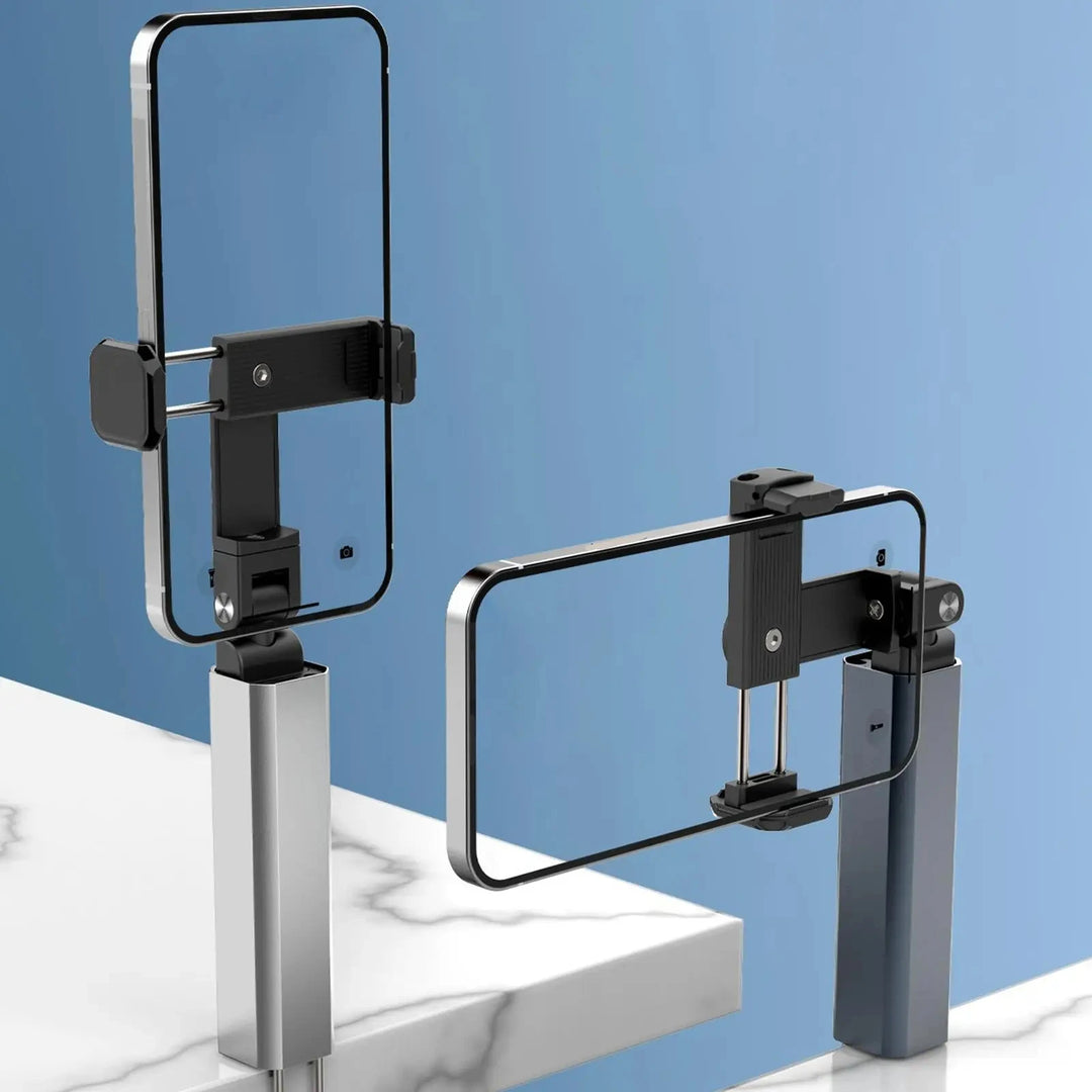 Airplane Phone Holder Clip – Travel-Ready, Foldable, Universal Fit