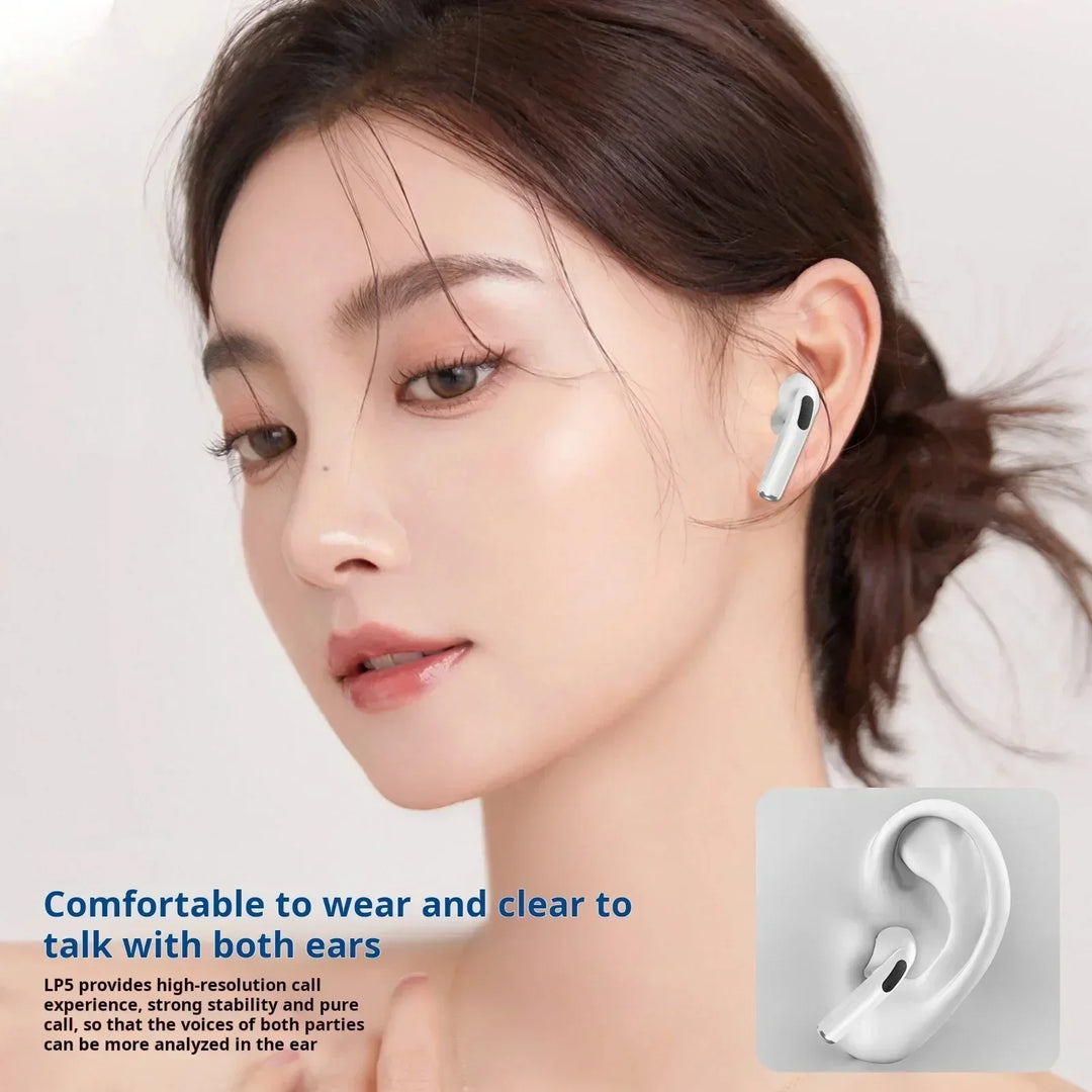 Ear Hook Bluetooth Headphones with Mic & ANC | HiFi Sound