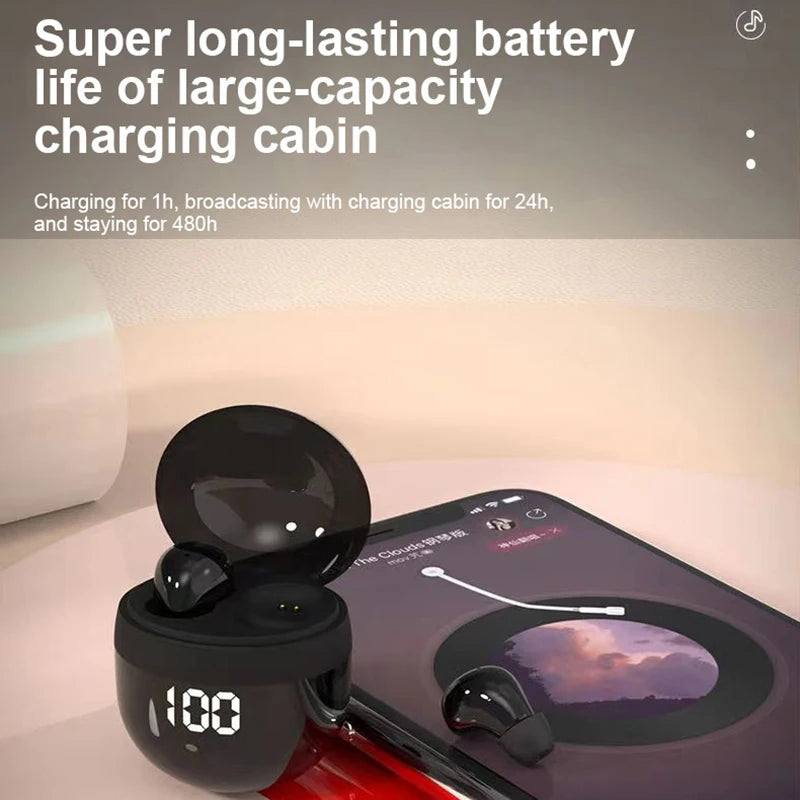 OLOEY Mini TWS Earphones – Bluetooth 5.3, ANC, 24H Battery