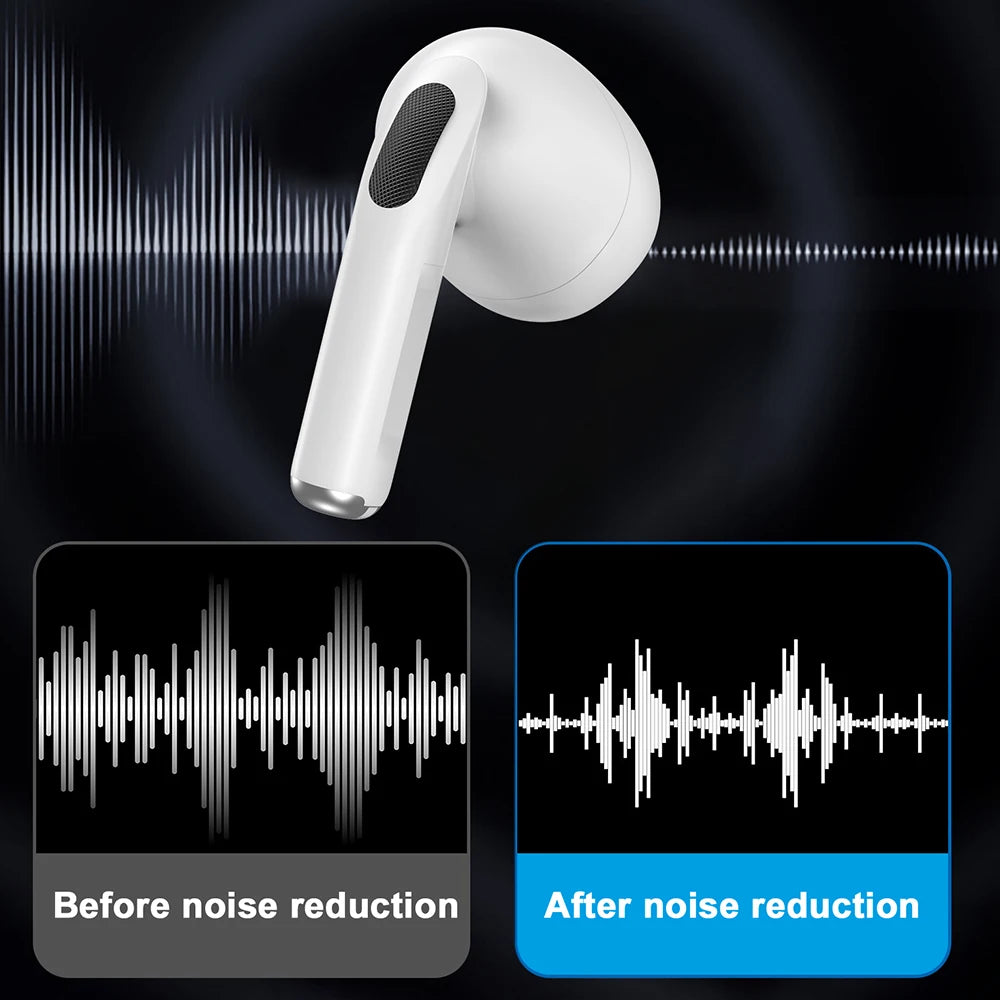 GOOJODOQ Bluetooth 5.3 Earbuds – 8H Play, Waterproof, HiFi