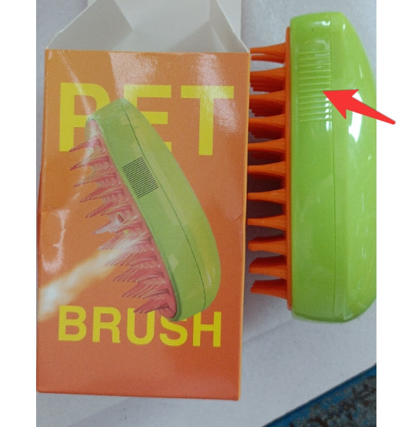 Modern Plastic Pet Brush – Compact & Gentle Grooming for Cats & Dogs