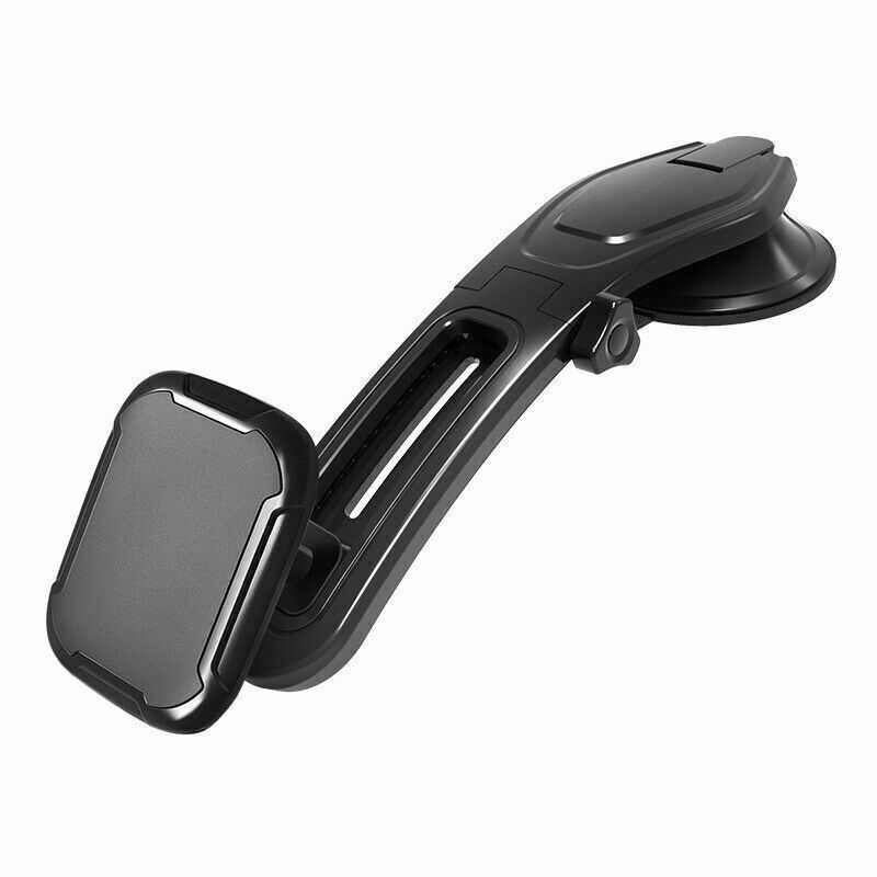 Universal Car Phone Mount – Dashboard & Windshield Holder with One-Touch Lock and 360° Rotation