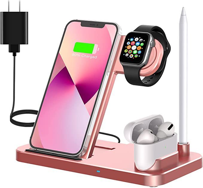 4-in-1 Wireless Charger – MagSafe Charging Dock for Apple Devices – power-bank