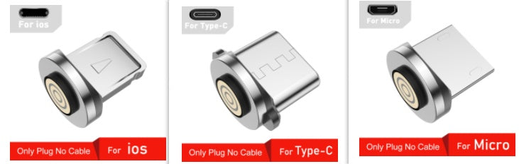 3-in-1 Fast Charging Cable – USB + Lightning + Type-C with 3A Quick Charge Support – car-accessory