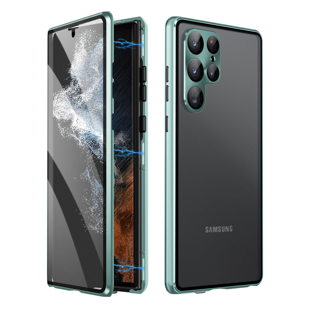 Magnetic Mirror Metal Phone Case – Stylish Shockproof Cover for Android Phones