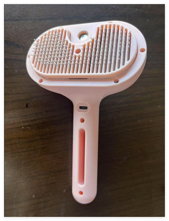 RK56 Self-Cleaning Pet Brush with Mist Spray – Detangle & Hydrate