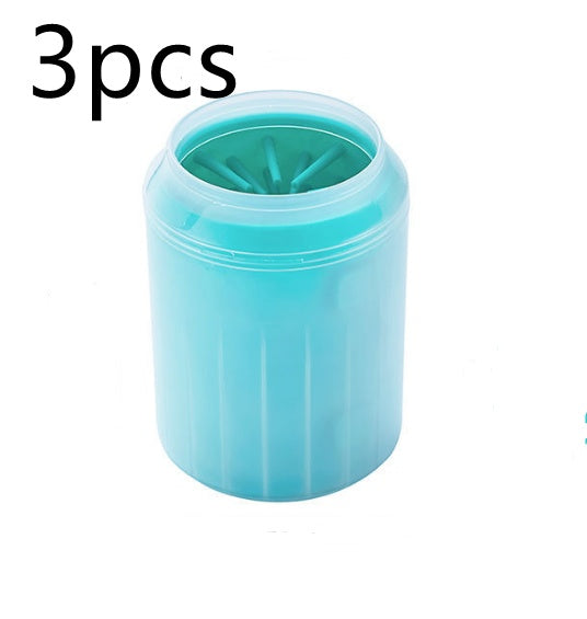 Pet Paw Cleaner Cup – 360° Soft Bristle Cleaner for Dogs & Cats