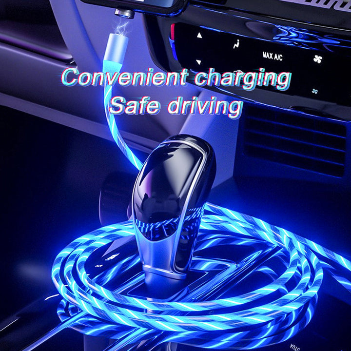 3-in-1 Magnetic Charging Cable – Micro USB & Type-C | 1m/2m Nylon Braided – car-accessory