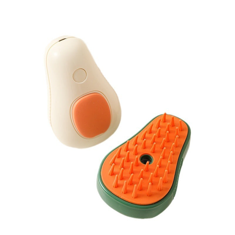 3-in-1 Steam Pet Grooming Brush – De-shedding, Massaging & Cleaning Tool – grooming kit