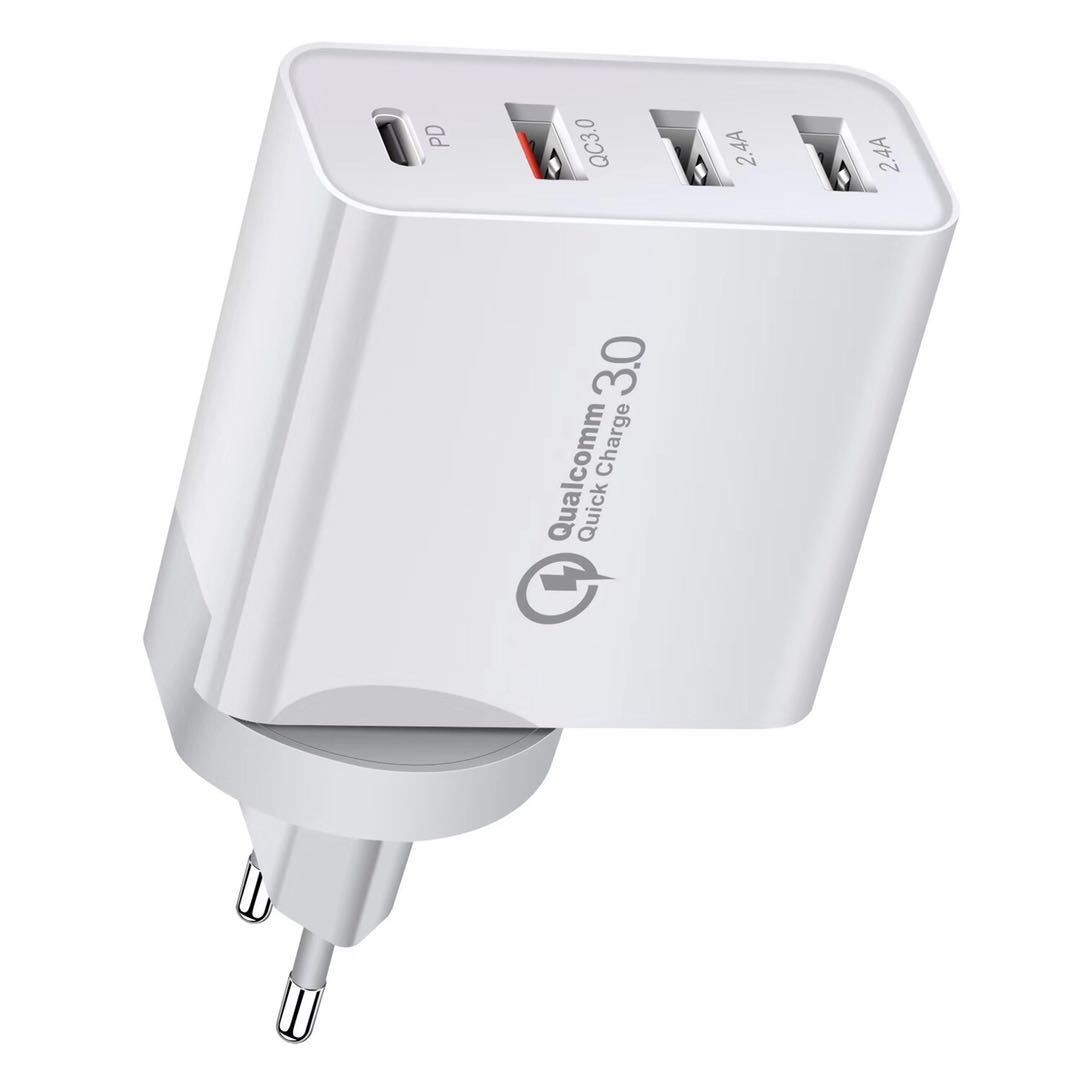 Multi-Port USB Fast Charger – PD & QC Quick Charging Hub (2–4 Ports)