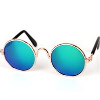 Pet Sunglasses & Straw Hat Set – Summer Outfit for Cats & Small Dogs