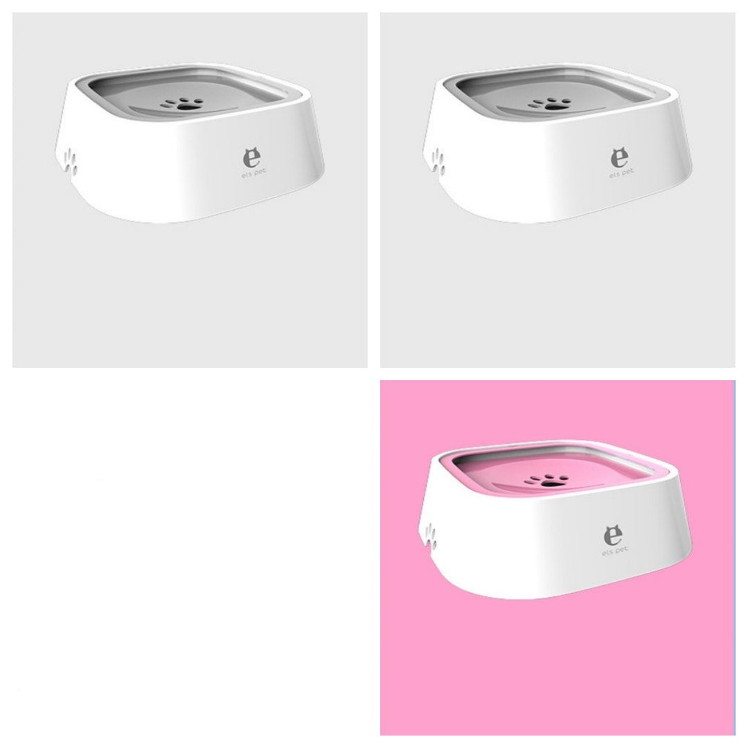 1.5L Floating Pet Water Bowl – No-Spill Slow Feeder for Cats & Dogs – grooming kit