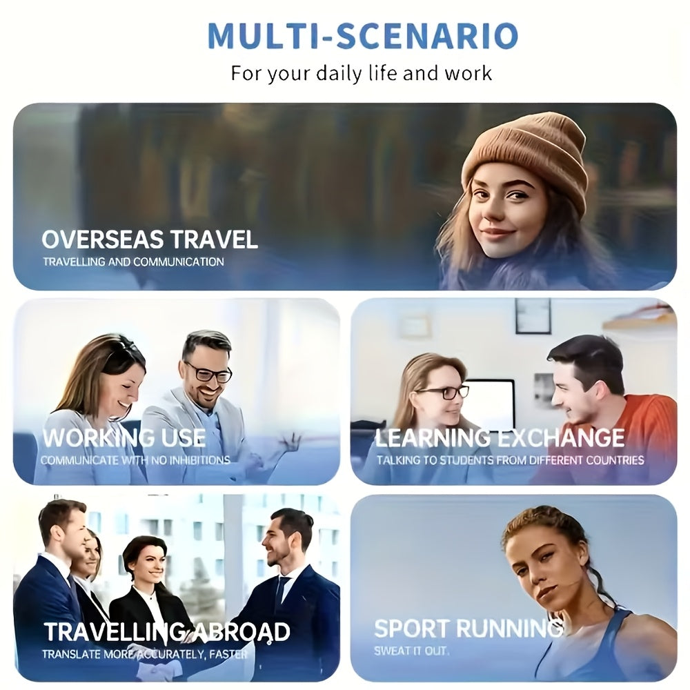 PAVUN Wireless Translation Earbuds | Real-Time Language