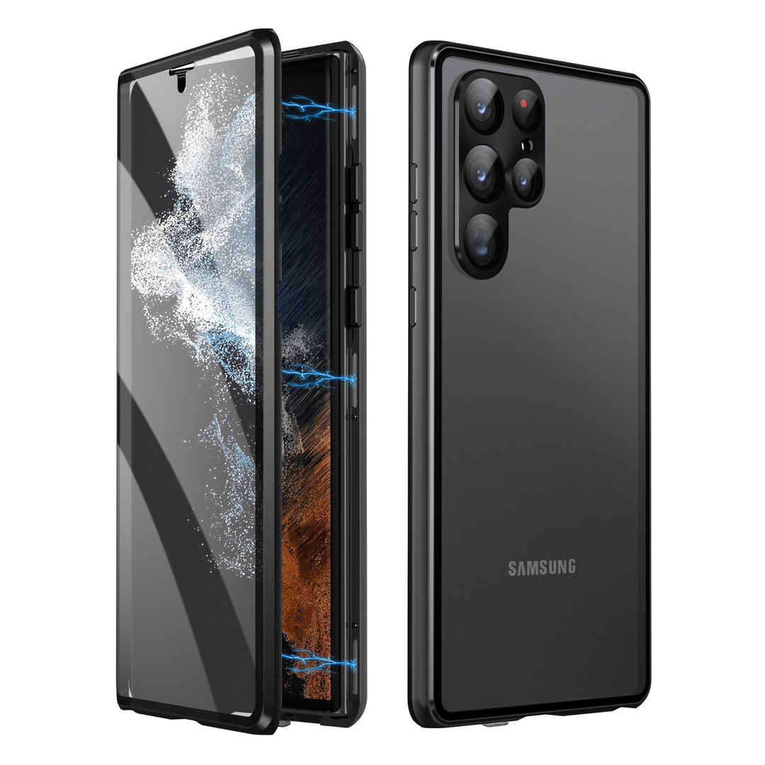 Magnetic Mirror Metal Phone Case – Stylish Shockproof Cover for Android Phones