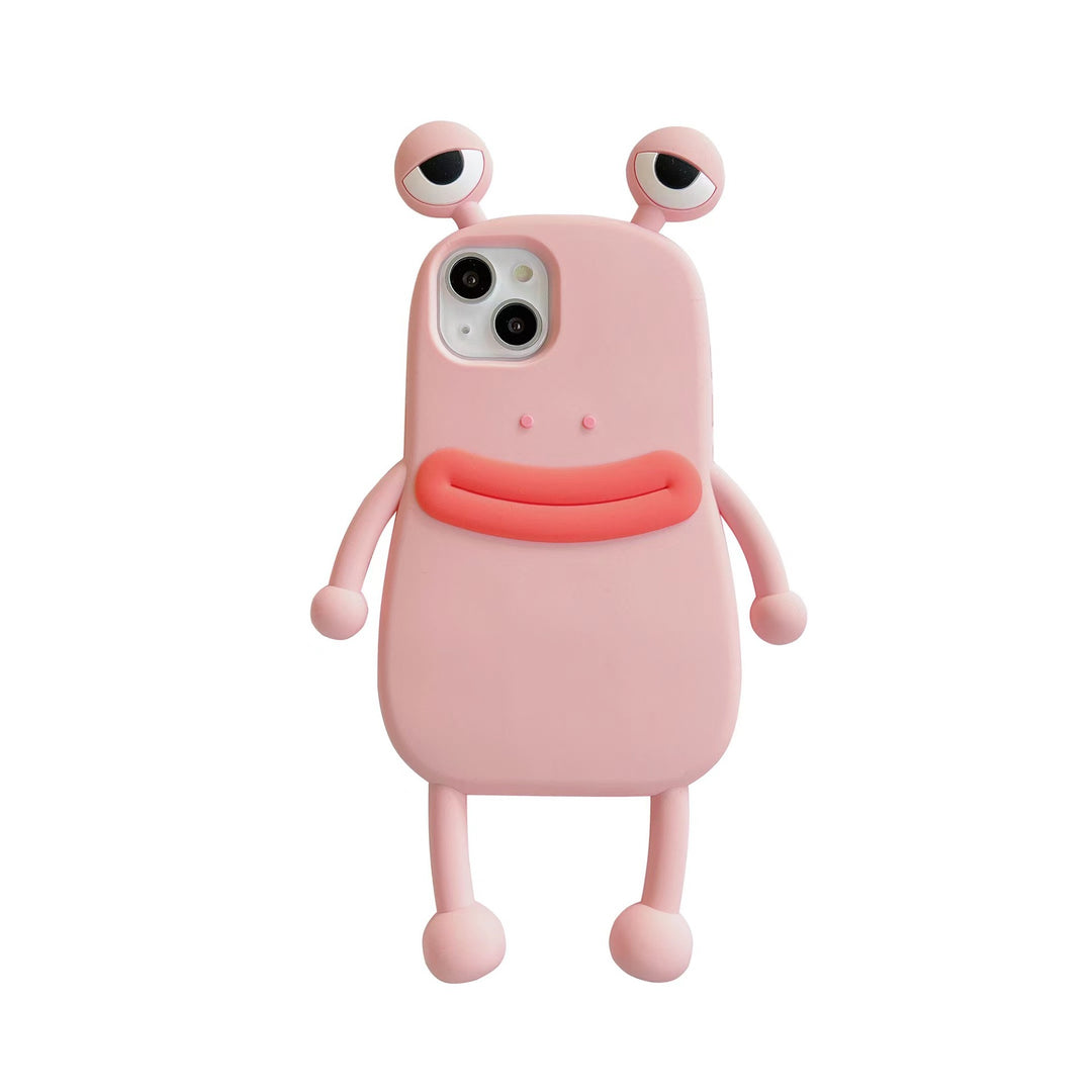 3D Cartoon Frog iPhone 12 / 12 Pro Case – Kawaii Shockproof Silicone Cover – phone-case