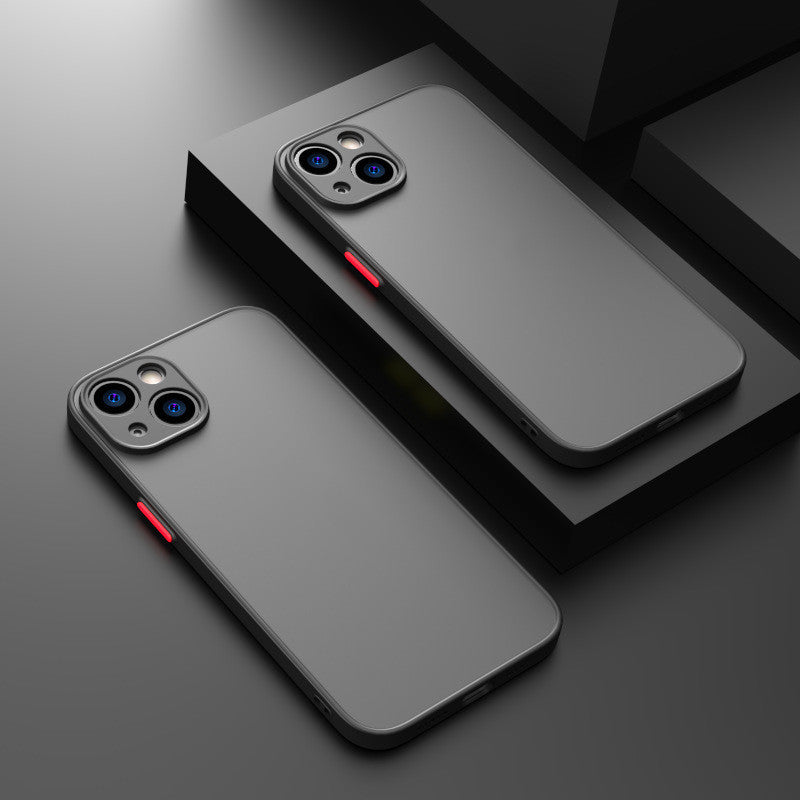 Solid Color TPU iPhone Case – Slim Minimalist Shockproof Back Cover