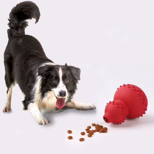 Leaky Gourd Dog Treat Toy – Slow Feeder Puzzle Ball for Small & Medium Dogs – grooming kit