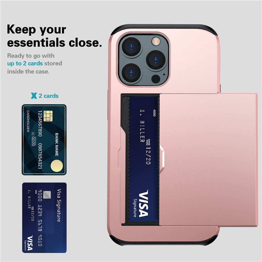 SGP Sliding Card Holder Phone Case – Dual Layer Protection + Wallet Function