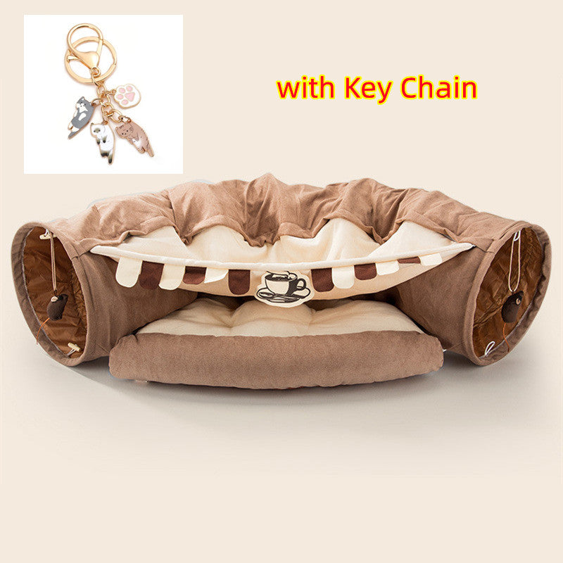 Collapsible Cat Tunnel – Durable, Washable & Fun for Cats