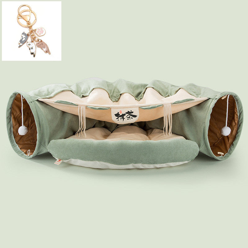 Collapsible Cat Tunnel – Durable, Washable & Fun for Cats