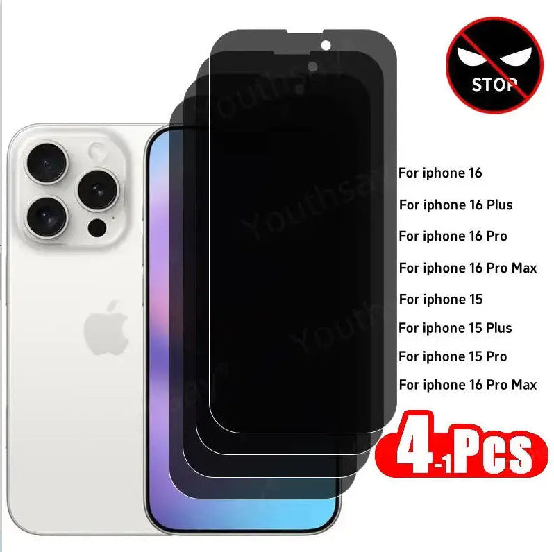 Anti-Peep Matte iPhone Screen Protector – Privacy & Glare Protection for iPhone 11/12 Series