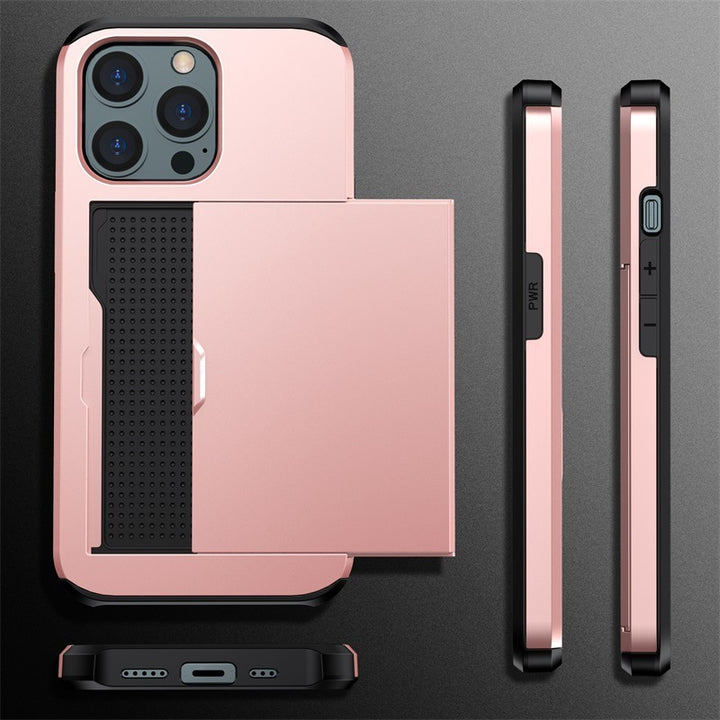 SGP Sliding Card Holder Phone Case – Dual Layer Protection + Wallet Function – phone-case